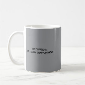 Yrkesfamiljens besvikelse kaffemugg