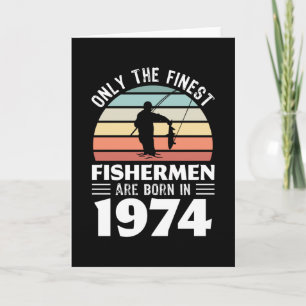 Yrkesfiskare födda 1974 50:e födelsedagen Fiskefar Kort