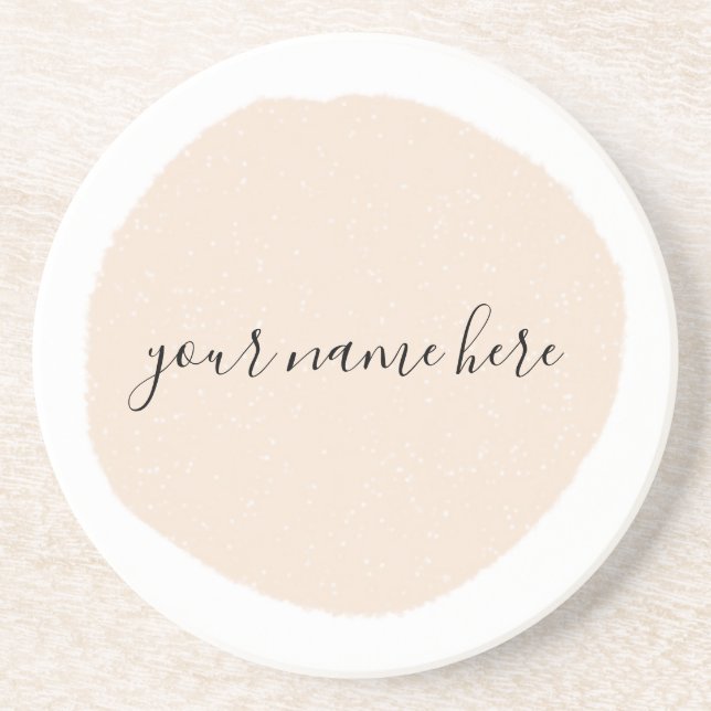 Yrkesfrämjande Rosa i Business Logotyp Brushstroke Underlägg (Framsidan)