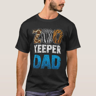 Yrkesjobb Djur Safari Zoouppfödare Pappa Zookee T Shirt