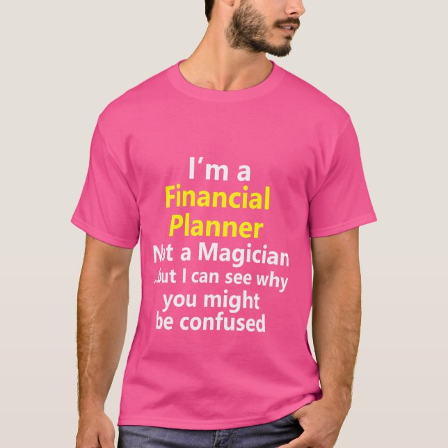 Yrkeskare för befattningsansvarig för ekonomiplane t shirt (Framsida)