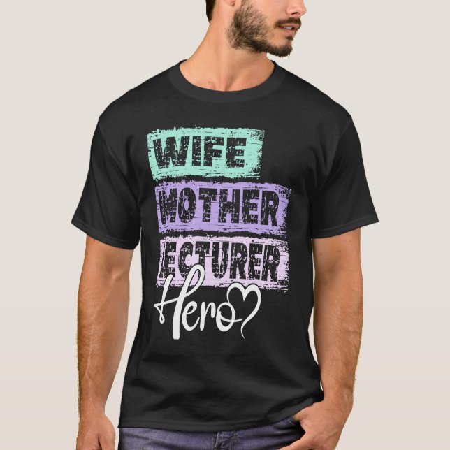 Yrkesmamma hjälte moder Föreläsare  1 T Shirt (Framsida)