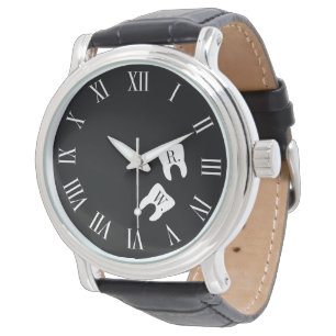 Yrkesmässig beställnings- kindtandinitialer för armbandsur