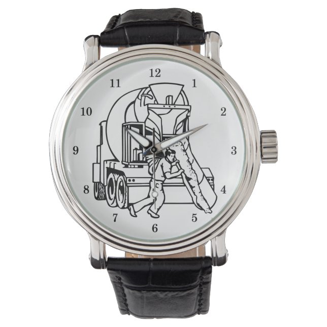 Yrkesmässig cementläggare armbandsur (Framsida)