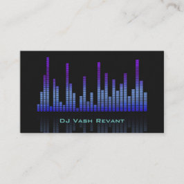 Yrkesmässig DJ-musikutjämnare Visitkort