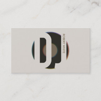 Yrkesmässig DJ-visitkort Visitkort