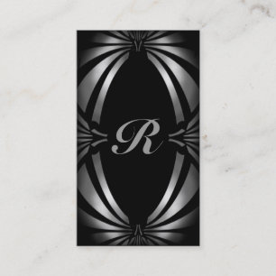 Yrkesmässig elegant modeformgivare för Monogram Visitkort