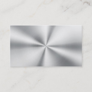 Yrkesmässig elegant modern vanlig silvermetall visitkort