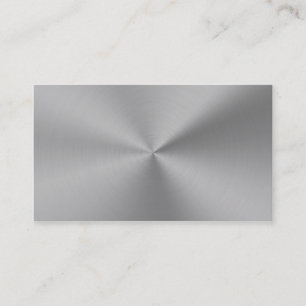 Yrkesmässig elegant modern vanlig silvermetall visitkort