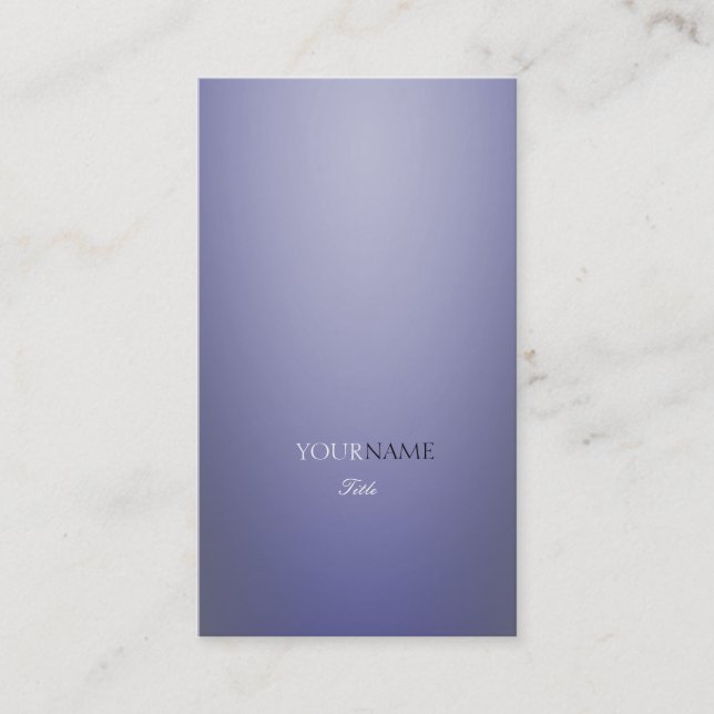 Yrkesmässig elegant visitkort (Framsida)