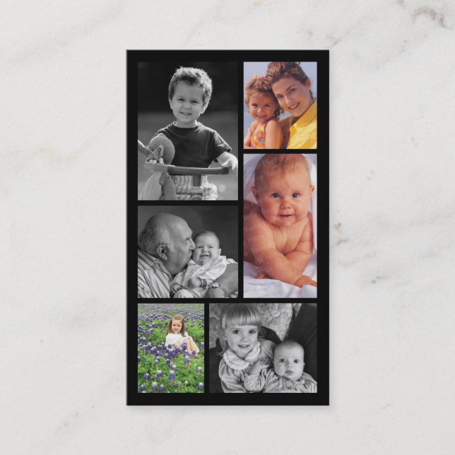 Yrkesmässig fotograf visitkort (Framsida)