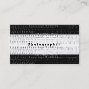 Yrkesmässig fotografivisitkort - rörelse visitkort