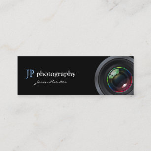 Yrkesmässig fotografkamera Lens Mini Visitkort