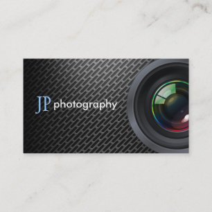 Yrkesmässig fotografkamera Lens Visitkort