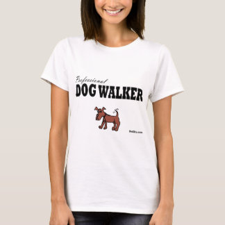 Yrkesmässig hundfotgängare t-shirt