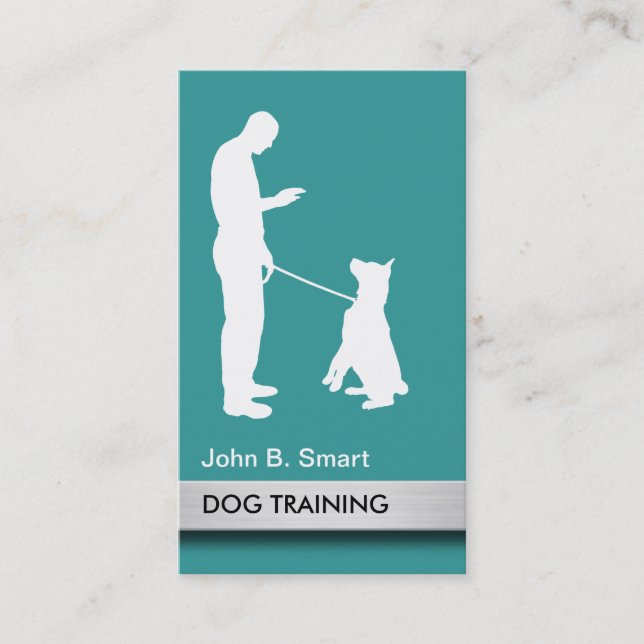 Yrkesmässig hundinstruktör visitkort (Framsida)