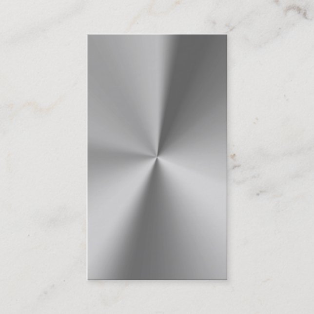 Yrkesmässig metall visitkort (Framsida)