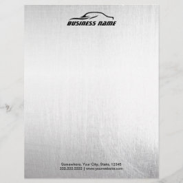 Yrkesmässig metallbakgrund för automatisk Auto bil Brevhuvud