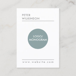 Yrkesmässig minimalist stil visitkort
