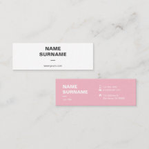 Yrkesmässig minsta typografikortkortvisitkort