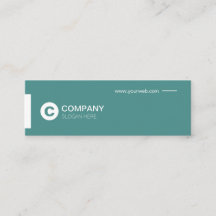 Yrkesmässig modern visitkort för