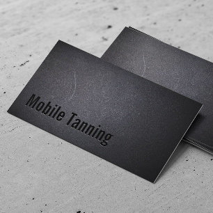 Yrkesmässig mörk mobil garva salong visitkort