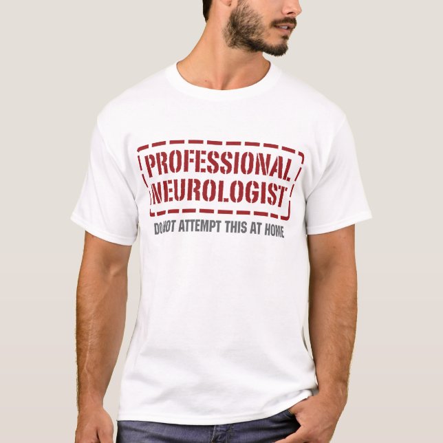 Yrkesmässig Neurologist T-shirt (Framsida)