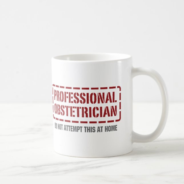 Yrkesmässig Obstetrician Kaffemugg (Höger)