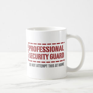 Yrkesmässig ordningsvakt kaffemugg