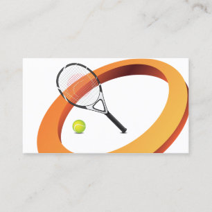 Yrkesmässig Pro instruktör för tennislagledare Visitkort