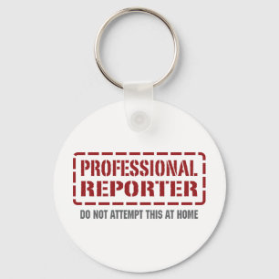 Yrkesmässig reporter nyckelring