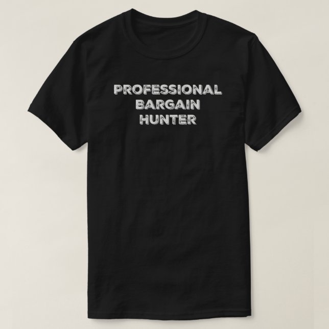 Yrkesmässig skjorta för fyndjägareutslagsplats t-shirt (Design framsida)