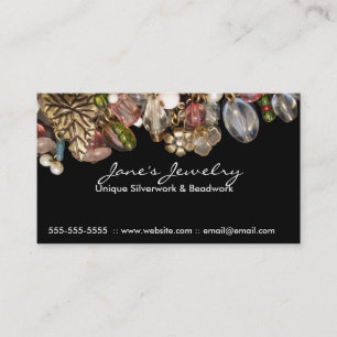 Yrkesmässig smyckendubbla sid visitkortar visitkort