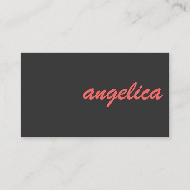 Yrkesmässig Snyggt Visitkort (Framsida)