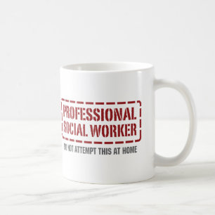 Yrkesmässig socialarbetare kaffemugg