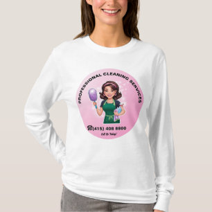 Yrkesmässig städtjänst Uniform hemstädare T Shirt