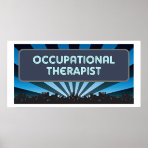 Yrkesmässig terapeutisk ram poster