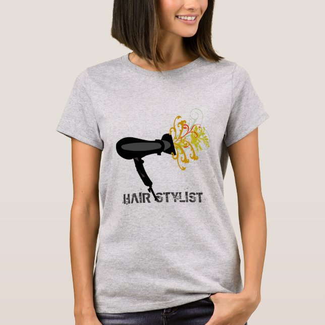 Yrkesmässig tork för Beautician för Tee Shirt (Framsida)