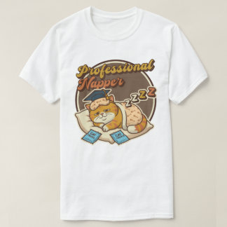 Yrkesmässig tupplur, katt t shirt