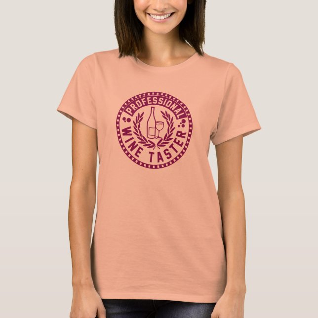 Yrkesmässig vinTaster T-shirt (Framsida)