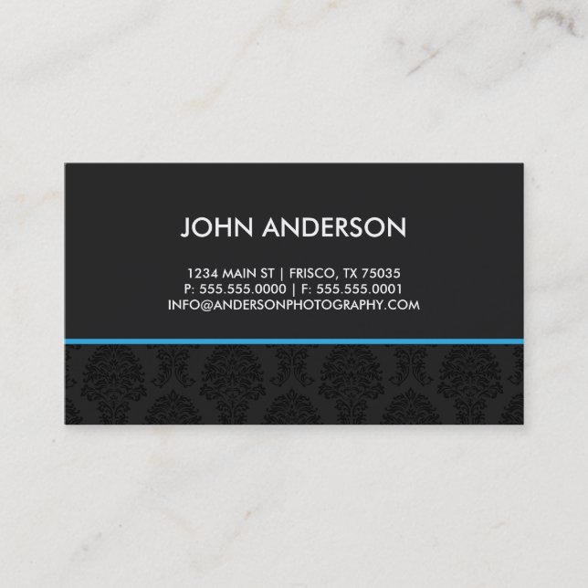 Yrkesmässig visitkort (Framsida)