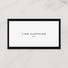 Yrkesmässig visitkort för lyxig Boutique