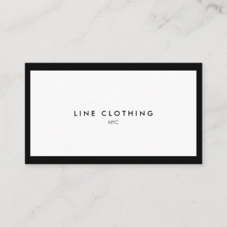 Yrkesmässig visitkort för lyxig Boutique
