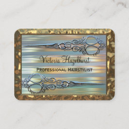 Yrkesmässig Wythcoiffer dubbel sax Visitkort