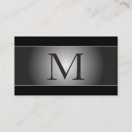 Yrkesmässiga eleganta visitkortar för Monogram Visitkort