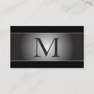 Yrkesmässiga eleganta visitkortar för Monogram Visitkort
