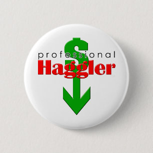 Yrkesmässiga Haggler knäppas Knapp