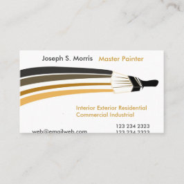 Yrkesmässiga husmålare för djärva penseldrag visitkort