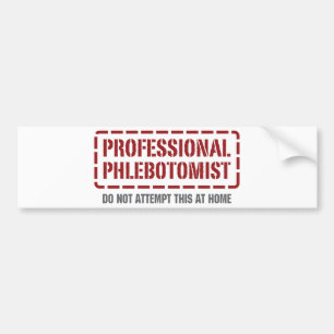 Yrkesmässiga Phlebotomist Bildekal