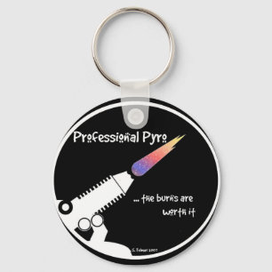 Yrkesmässiga Pyro Keychain Nyckelring